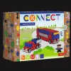 Zestaw klocków Connect 2w1: Autobus / Auto z naczepą