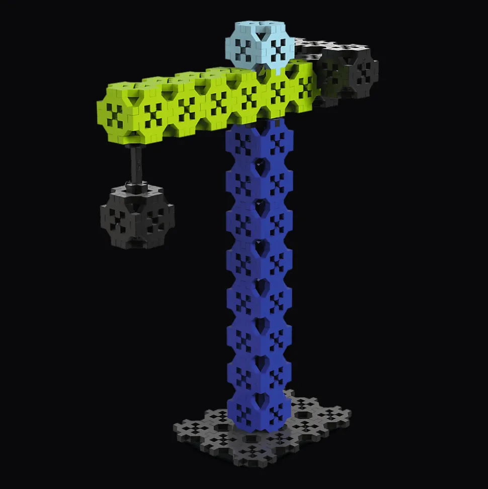 Zestaw klocków Connect 3w1: Ciężarówka / Plac budowy