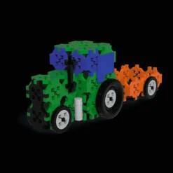 Zestaw klocków Connect 2w1: Śmieciarka / Traktor