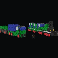 Zestaw klocków Connect 2w1: Pociąg / Ciężarówka z przyczepą