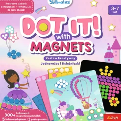 Zestaw kreatywny Skillmatics, Dot It! With Magnets: Jednorożce i Księżniczki