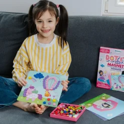 Zestaw kreatywny Skillmatics, Dot It! With Magnets: Jednorożce i Księżniczki