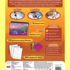 Zestaw kreatywny Skillmatics, Foil Fun, Kraina Dinozaurów