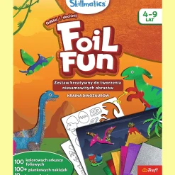 Zestaw kreatywny Skillmatics, Foil Fun, Kraina Dinozaurów