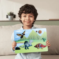 Zestaw kreatywny Skillmatics, Foil Fun, Kraina Dinozaurów