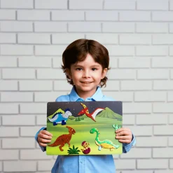 Zestaw kreatywny Skillmatics, Foil Fun, Kraina Dinozaurów