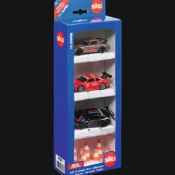 Zestaw pojazdów wyścigowych + pachołki