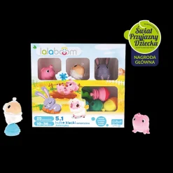 Zestaw prezentowy kulko-klocków - zwierzątka farma - 25 elementów