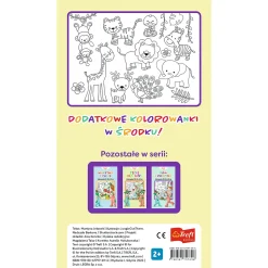 Zwierzęta egzotyczne. Kolorowanka XXL. Bobaski i Miś